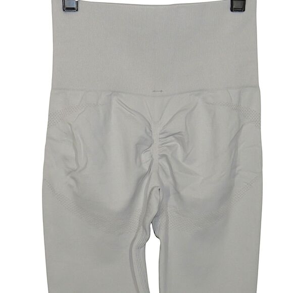 Halara Gray Seamless Flow HW Scrunch Ruched Butt Textured Yoga Leggings LARGE - Picture 1 of 11